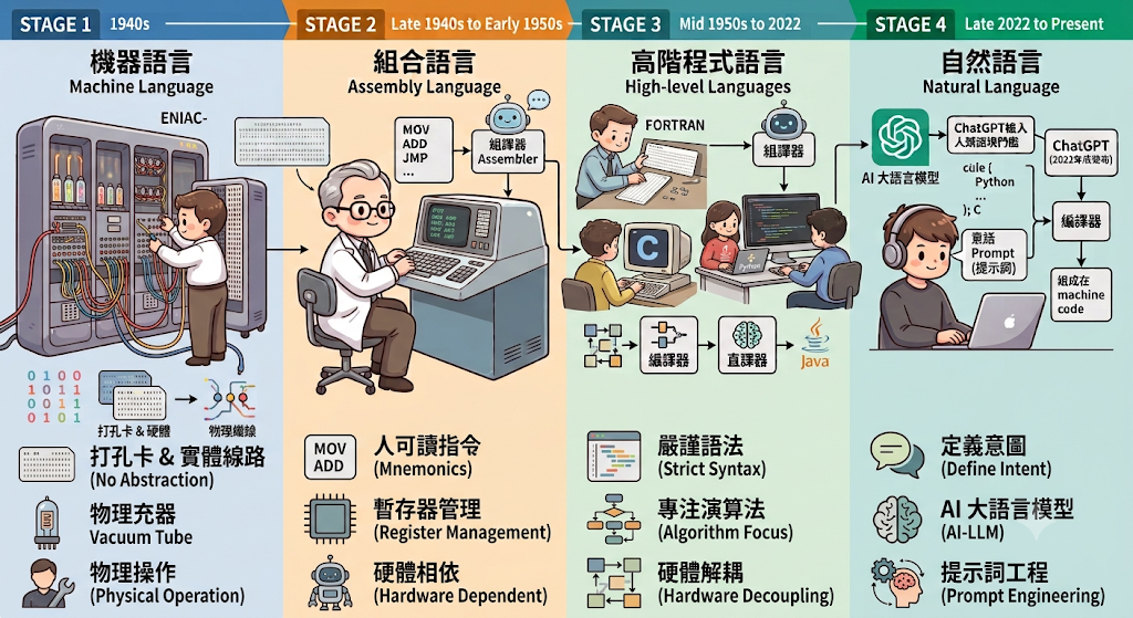 程式語言發展演變概覽